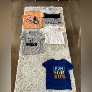 Bundle Boy 5 T-shirt Size 12 M